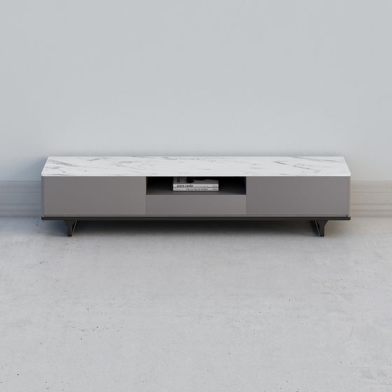 Modern Minimalist TV Cabinet 3D model