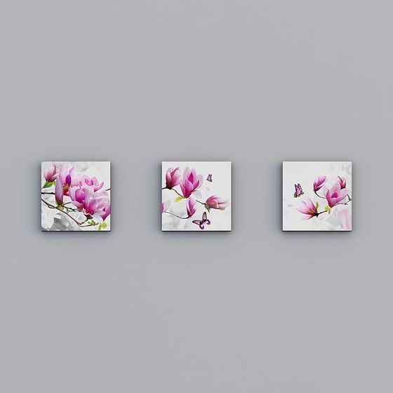 Gemmage-Campo-W-3783-1-2-3 - Dipinto di Decorazione Botanica Floreale