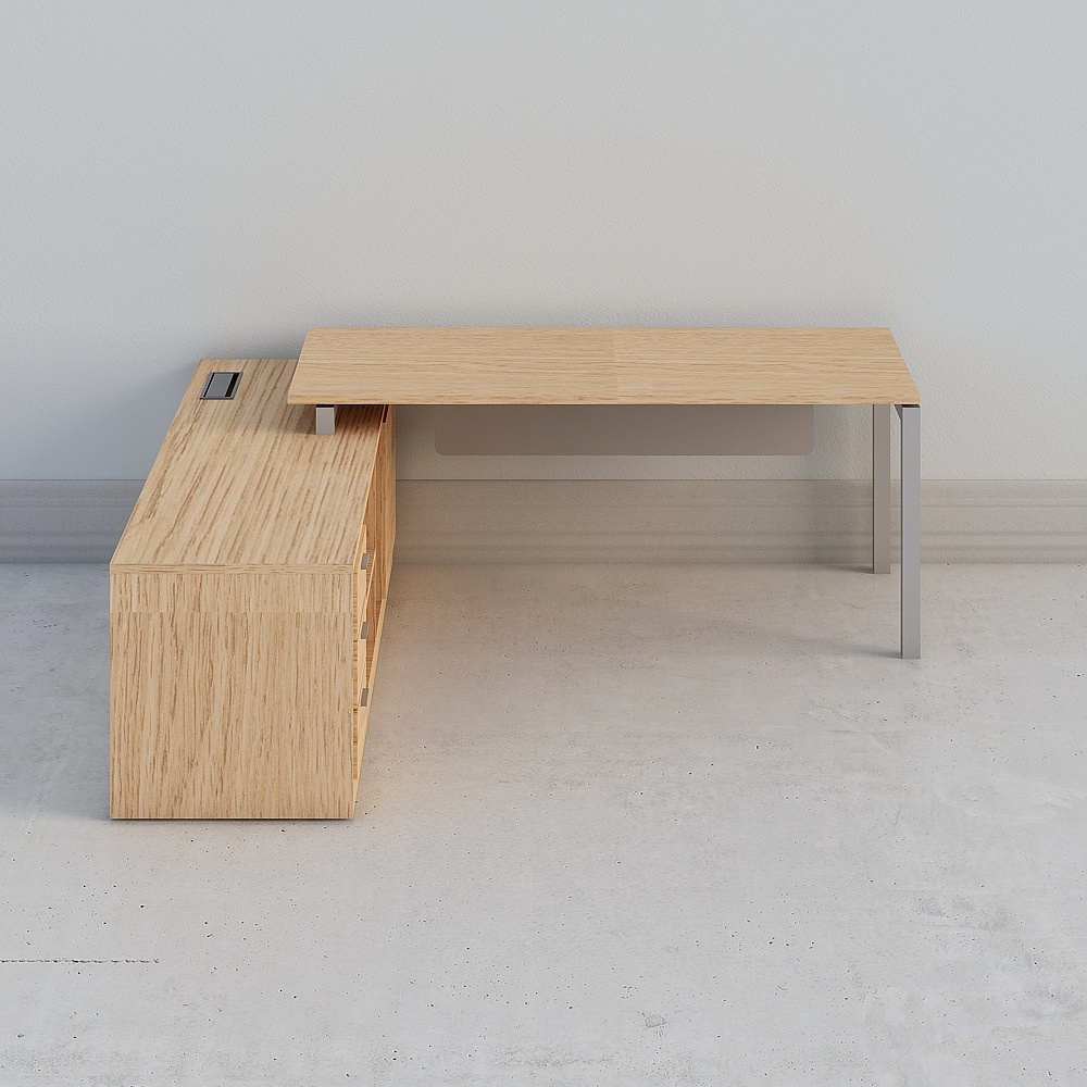 Table de Direction Sig avec Cabinet Latéral