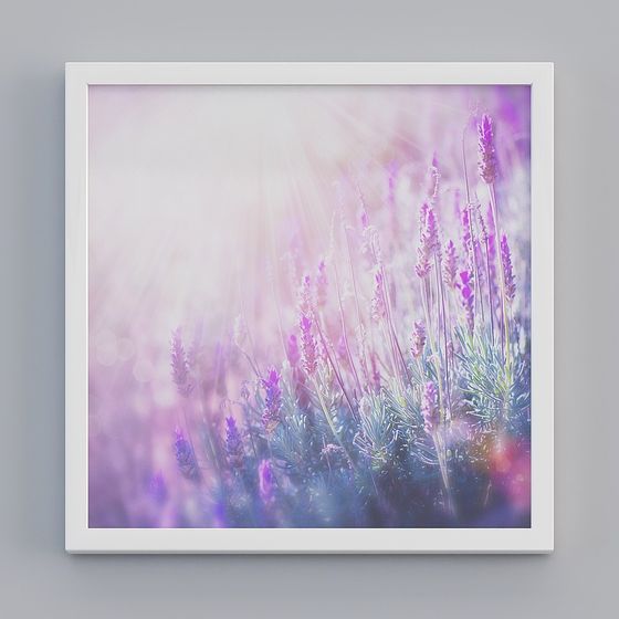 Lavender Garden 3D model