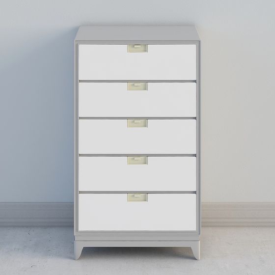 Urban Window Storage Cabinet 3D model