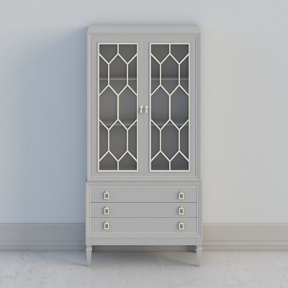 Stylish Bookshelf 3D model for Contemporary Interiors