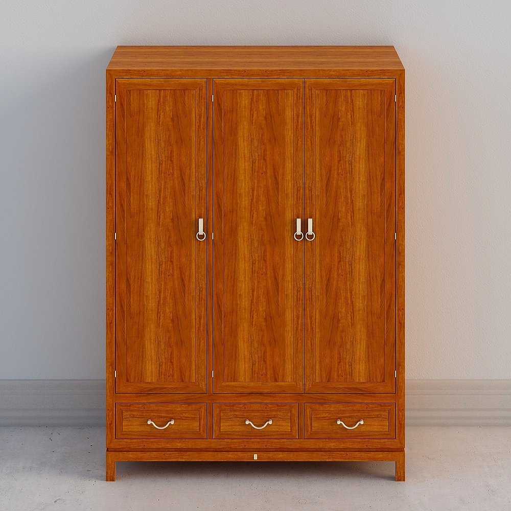 Q-YG06B-3D three-door wardrobe