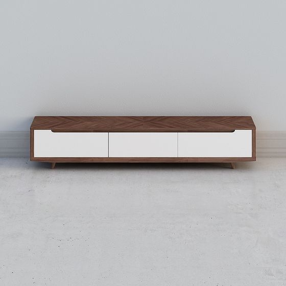 Modern Minimalist TV Cabinet 3D model