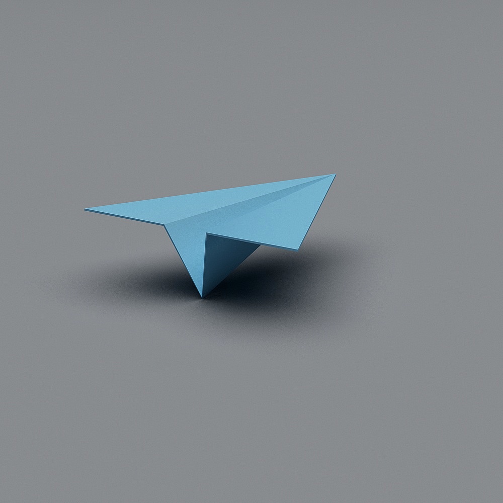 Origami Flight 3D model