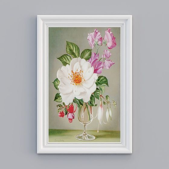 Vintage Floral Arrangement 3D model