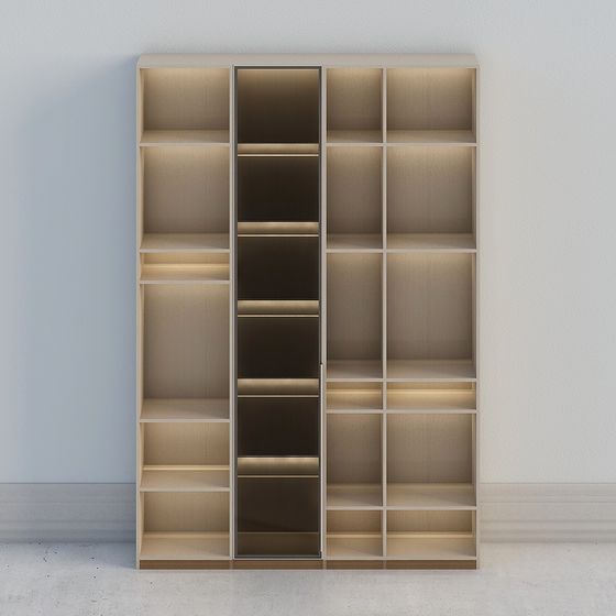 Urban Elegance Bookshelf 3D model