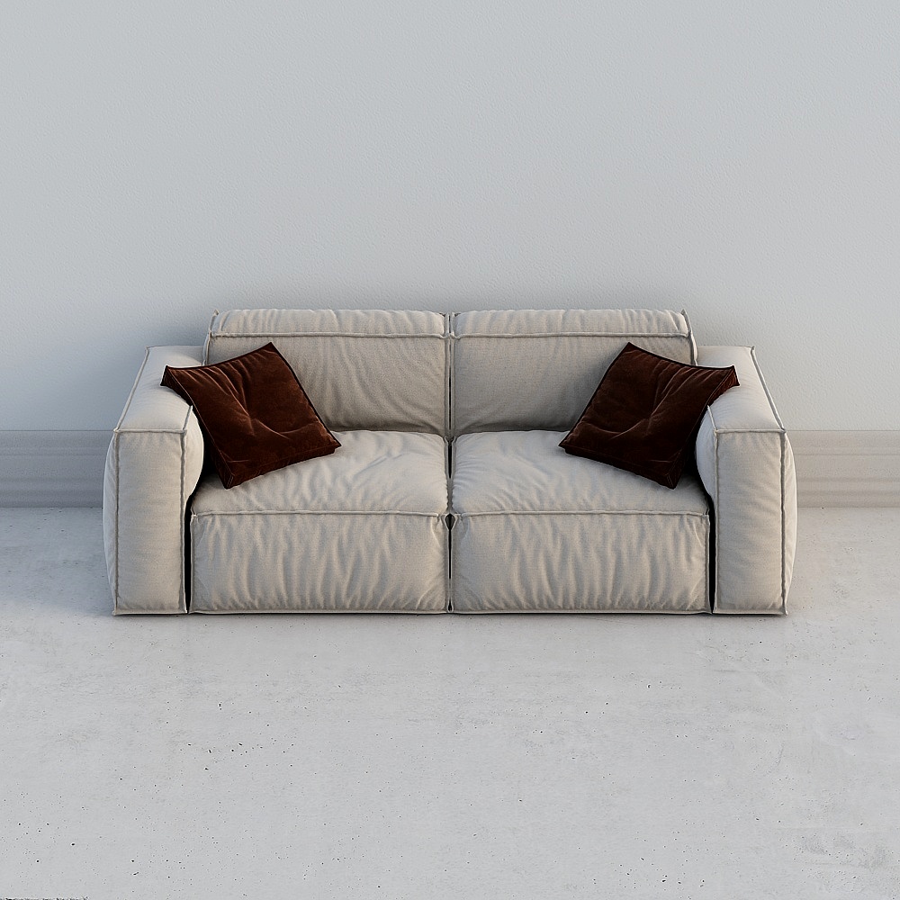 Urban Comfort Sofa 3D model