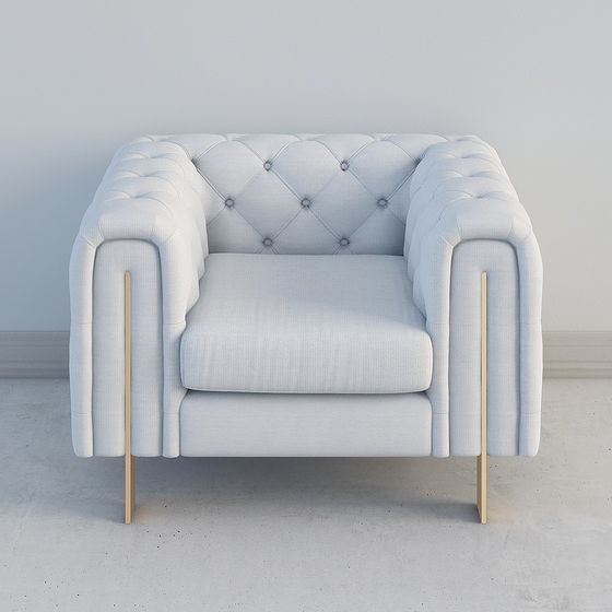 Urban Luxe Sofa 3D model for Stylish Interiors
