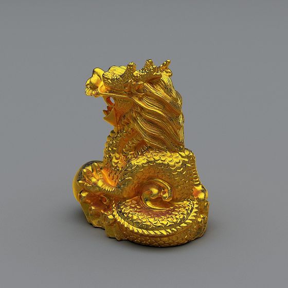 Golden Dragon 3D model