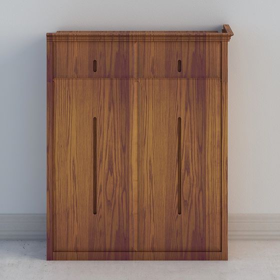 Stylish Vintage Wardrobe 3D model for Creative Projects