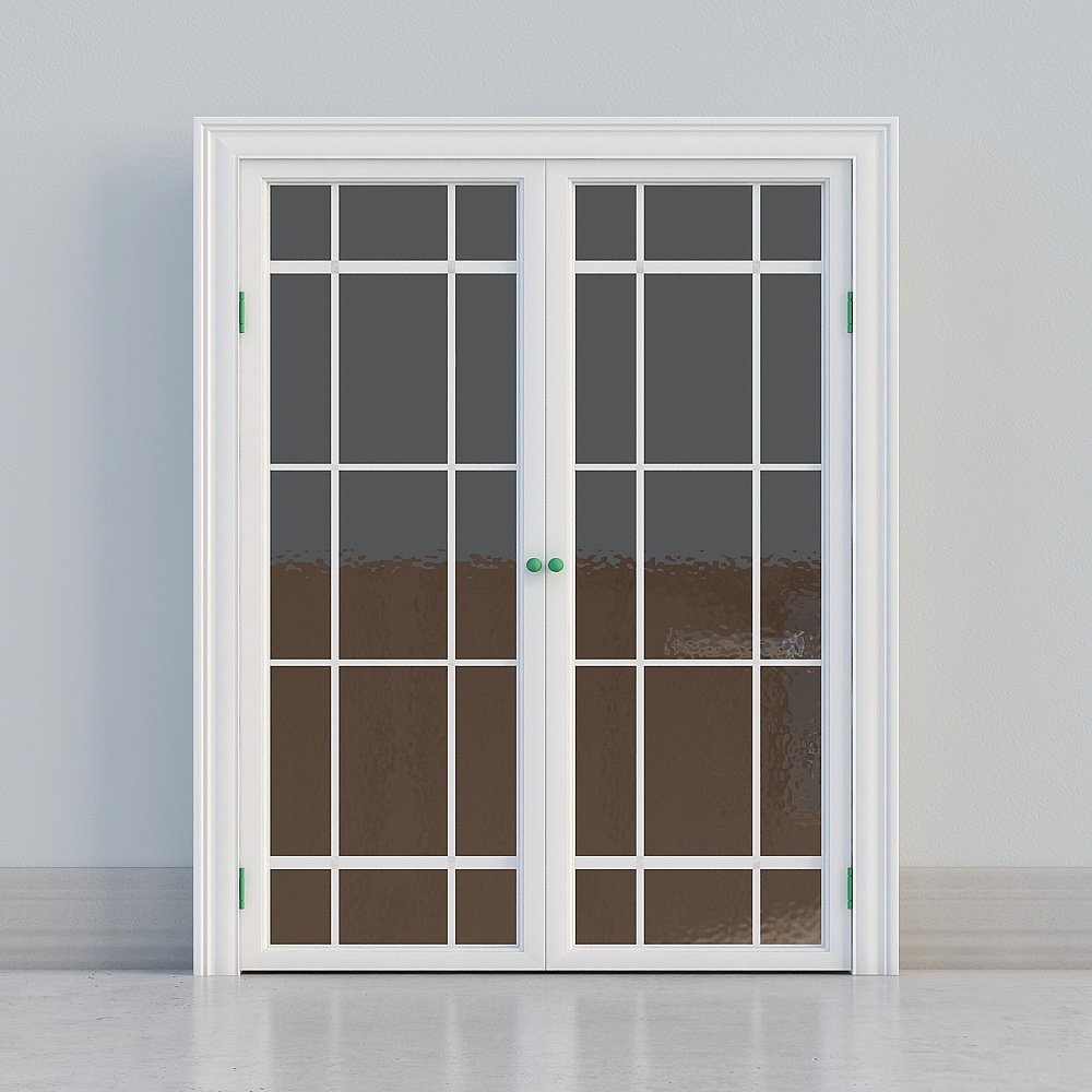 Porte coulissante en verre