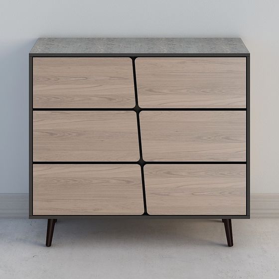 City Window Cabinet 3D model