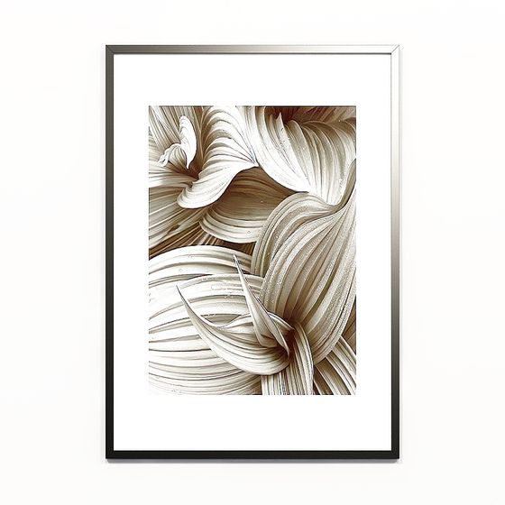 Abstract Floral 3D Model for Creative Projects