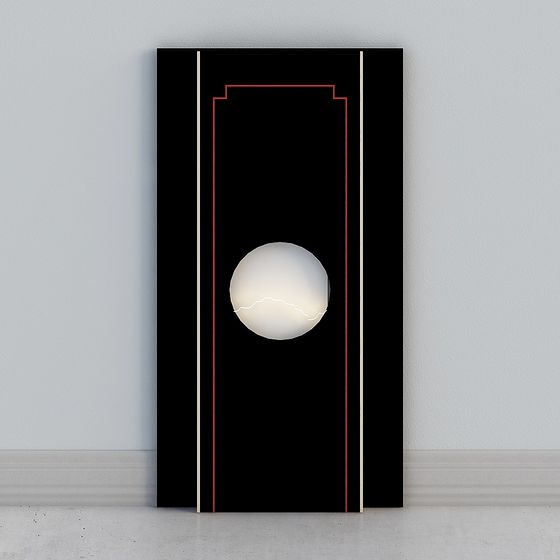 Moonlight Door 3D model for Creative Projects