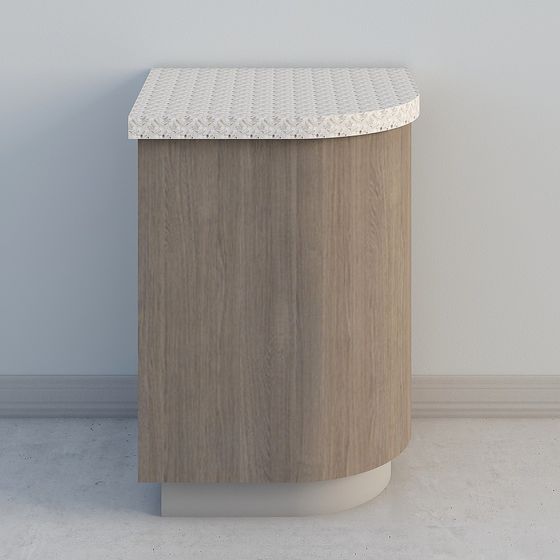 Minimalist Cylinder Side Table 3D model
