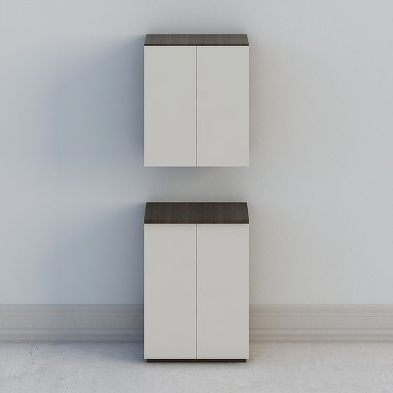 City Window Cabinet 3D model for Modern Spaces