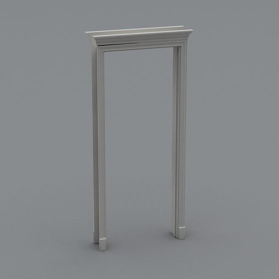 Stylish 3D Door Frame Model for Creative Projects