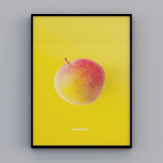 Vibrant Mango 3D model for Creative Designs