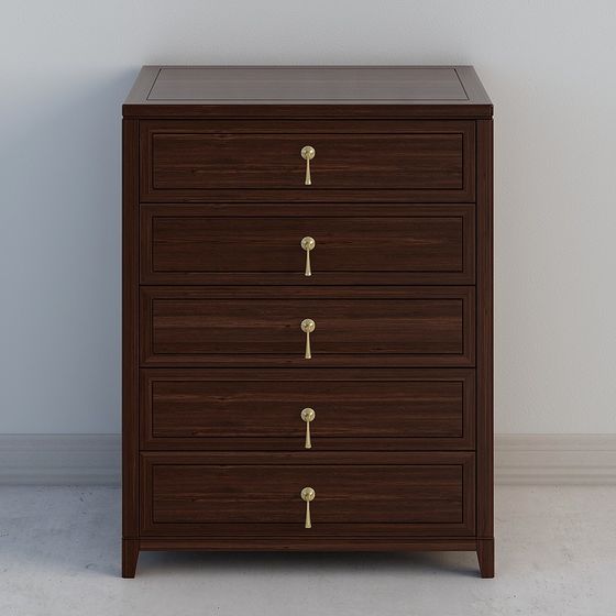 Vintage Chest of Drawers 3D model