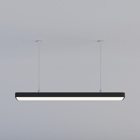 Minimalist Hanging LED Light 3D model