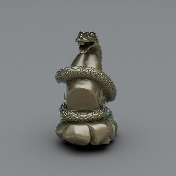 Serpent Sentinel 3D model for Creative Projects