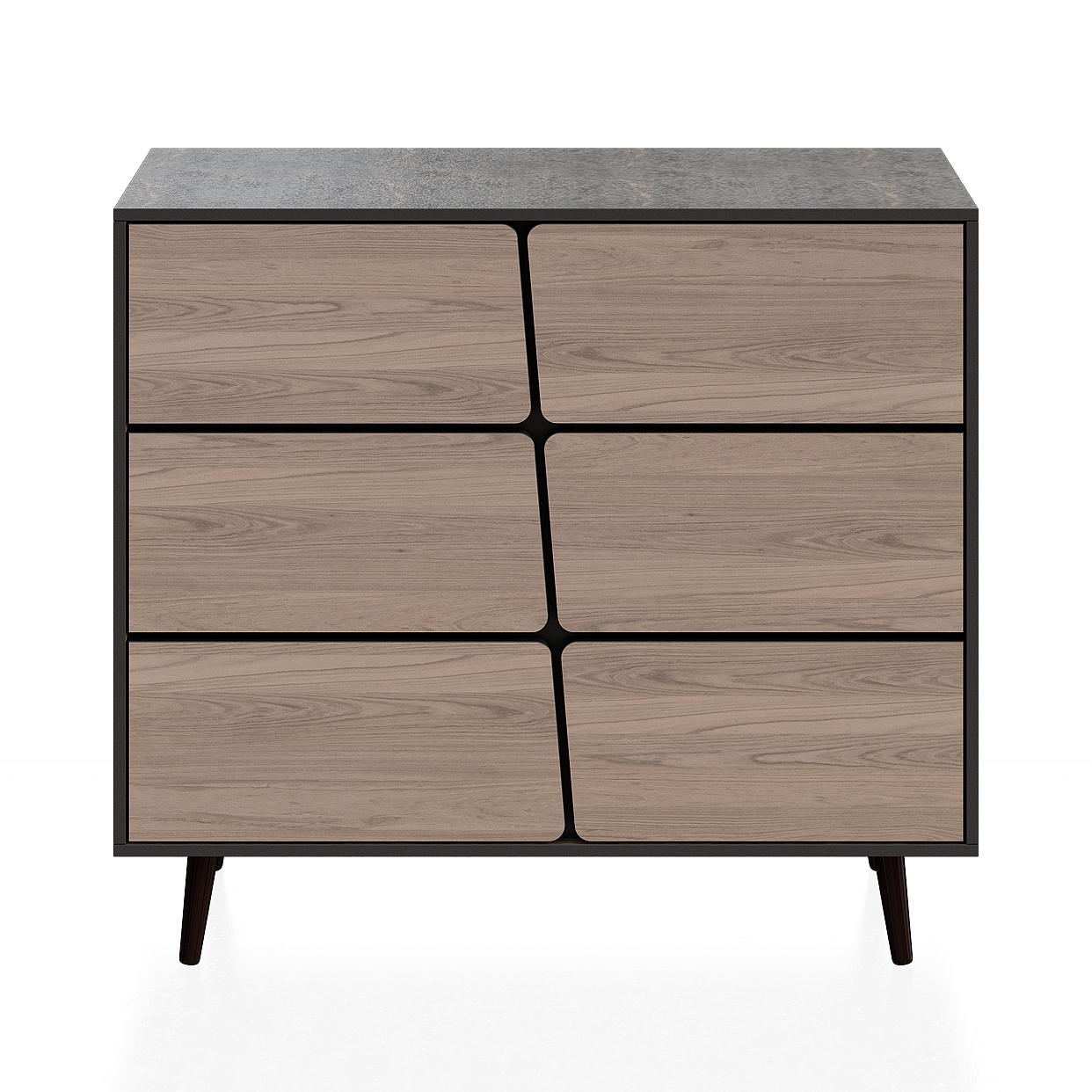 City Window Cabinet 3D Model – Modern Minimalist Design