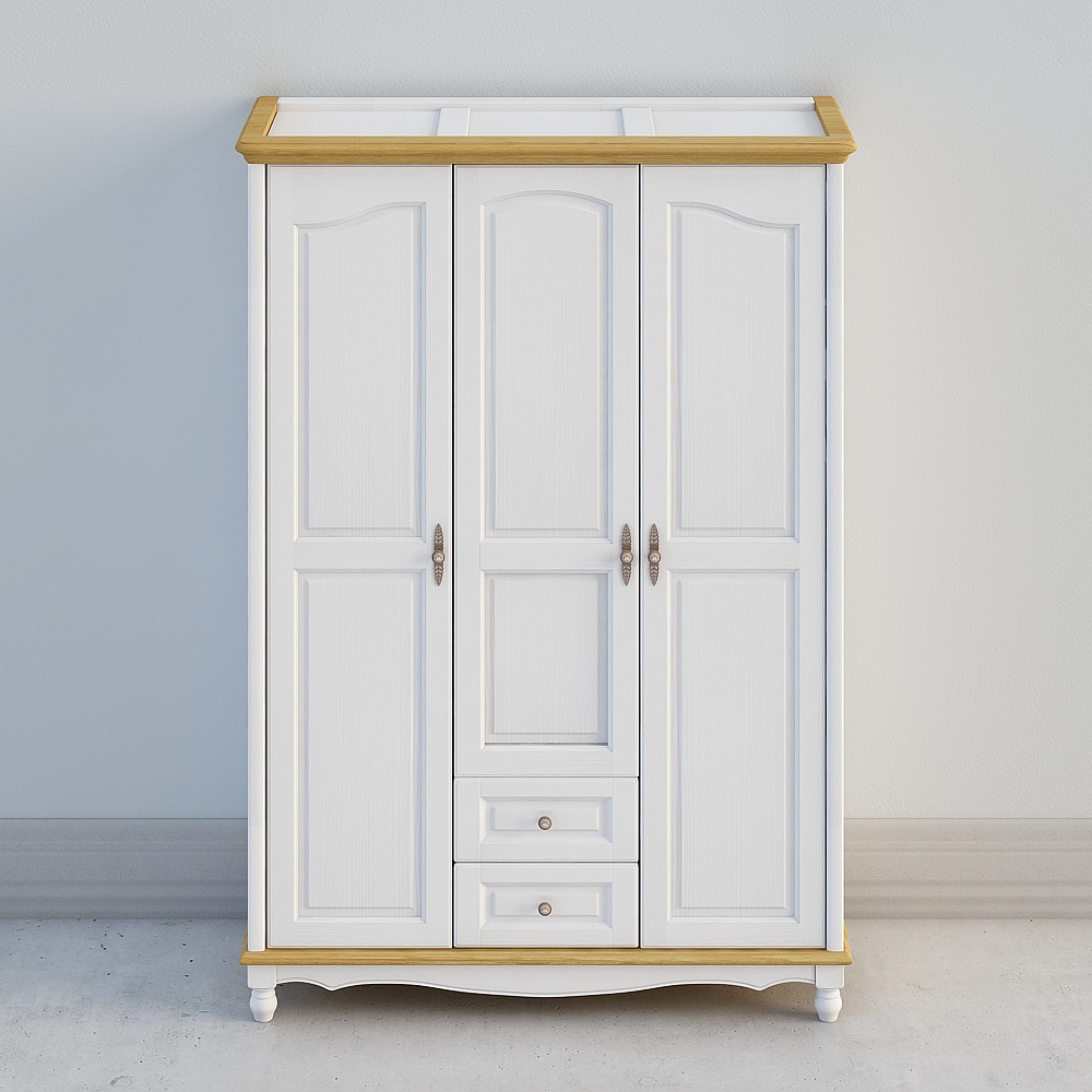 SP-A-BG042 three-door two-draw wardrobe