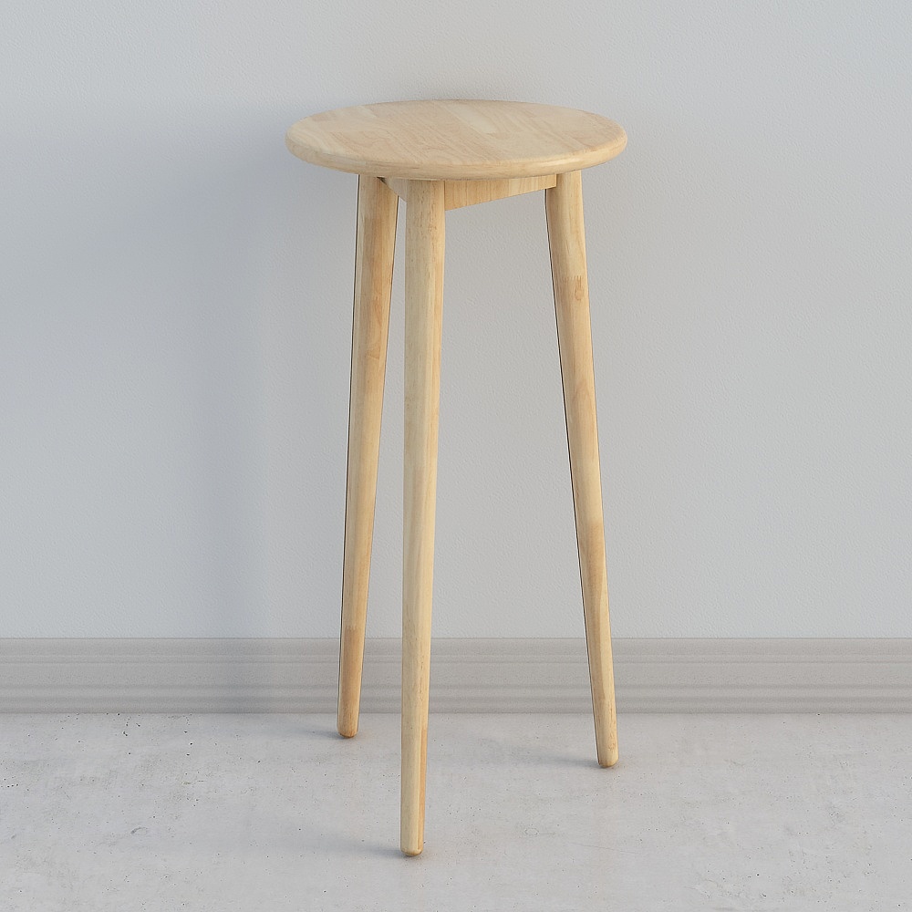 BH05 flower stand-natural wood color