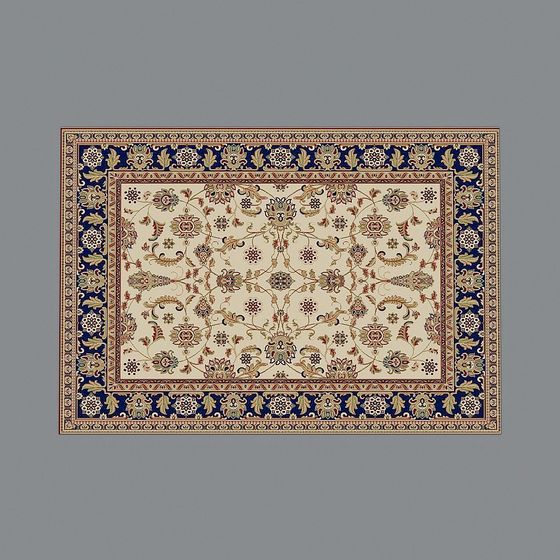 Persian Rug 3D Model Showcasing Traditional Elegance