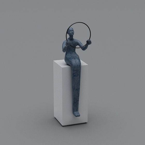 Balance Ring Low-Poly 3D model