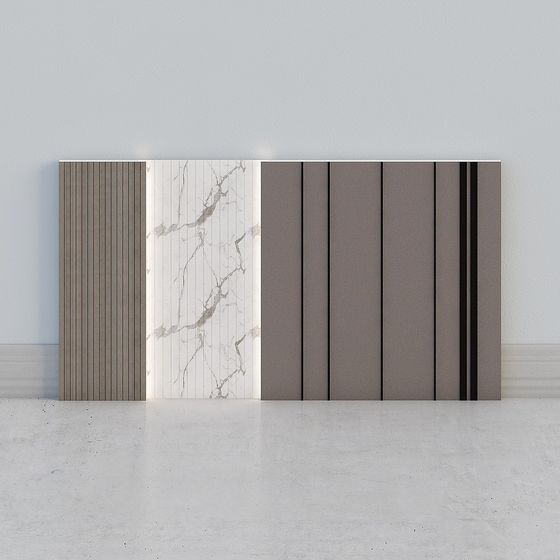 Stylish Geometric Texture 3D Model