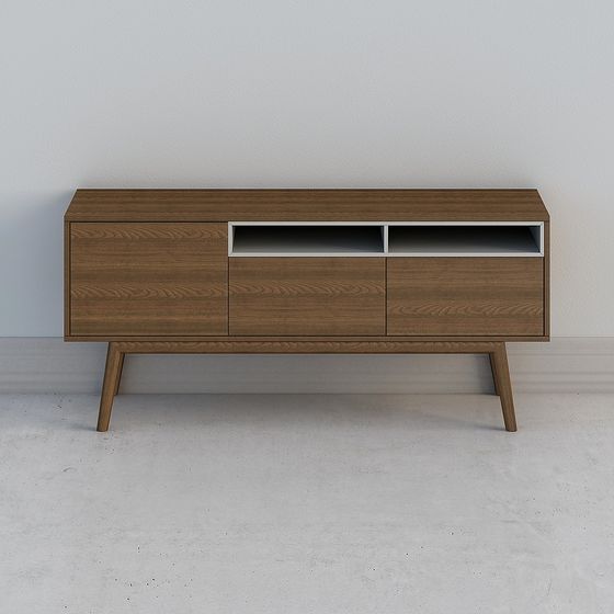 Mid-Century Modern Sideboard 3D model