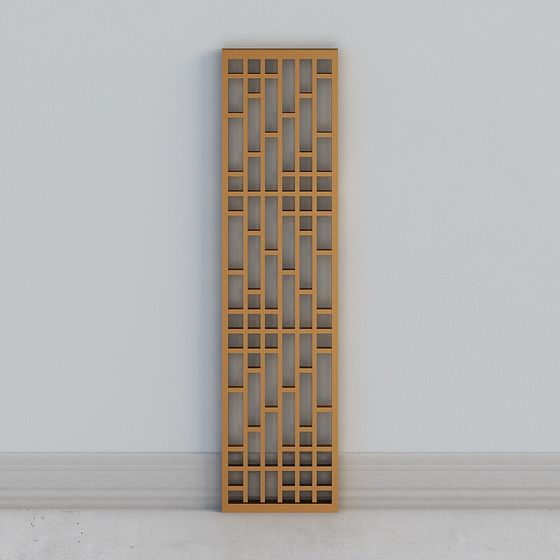 Lattice Panel 3D model for Stylish Interiors