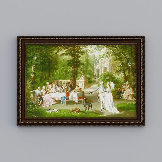 Regal Garden Party 3D model