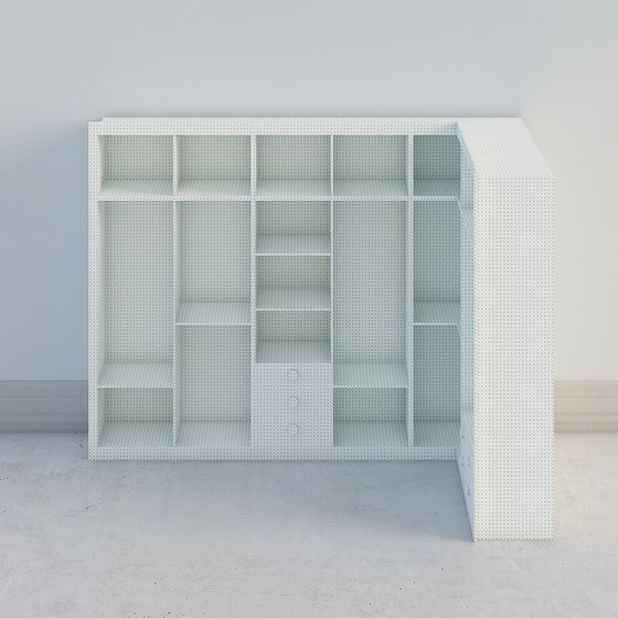 Modular Storage Cabinet 3D model for Creative Spaces