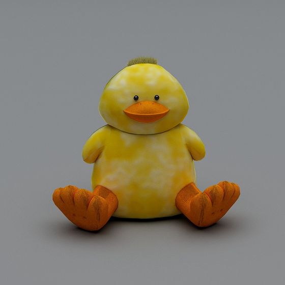 Chubby Duckling 3D model
