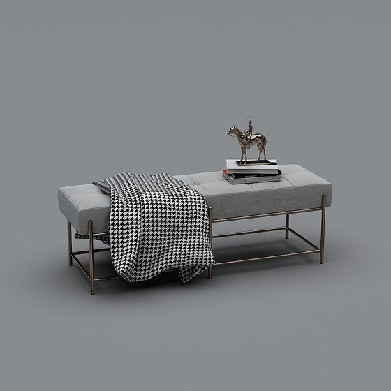 Urban Relaxation Bench 3D model