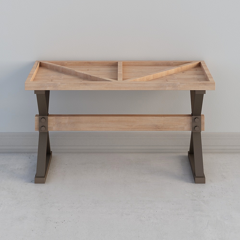 Industrial Style Workbench 3D model