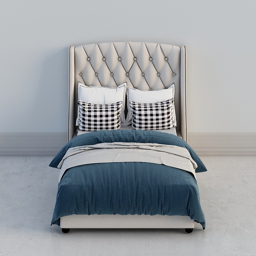 Urban Comfort Bed 3D model