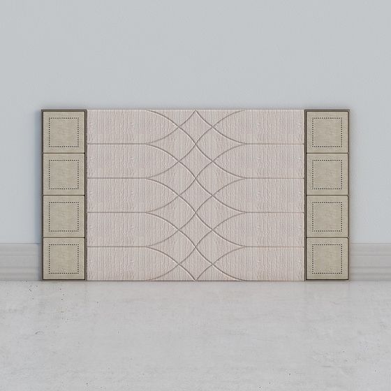 Abstract Geometric Screen 3D model for Modern Spaces
