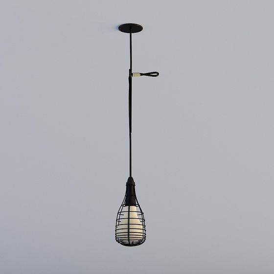 Industrial Style Pendant Lamp 3D model