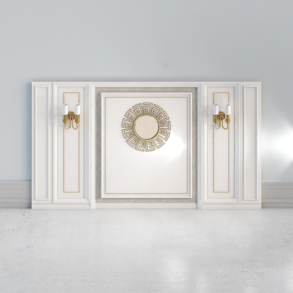 Restaurant background wall