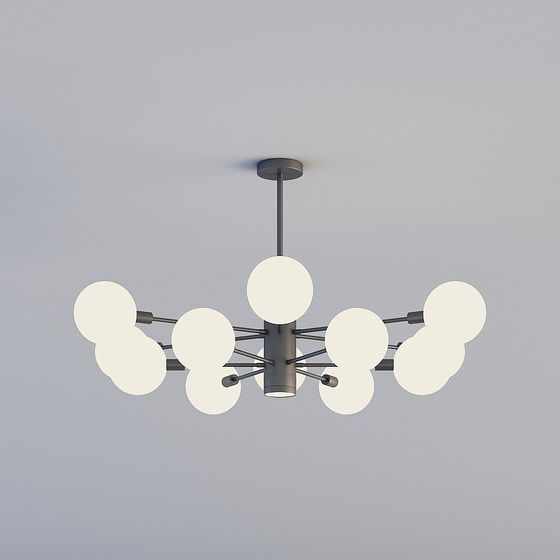 Sphere Harmony Pendant Light 3D model