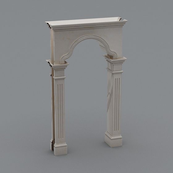 Sophisticated Roman Arch 3D model for Design Projects