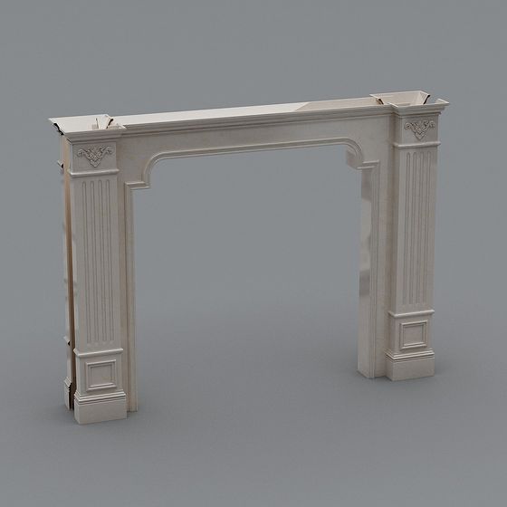 Luxurious Archway 3D model for Creative Projects