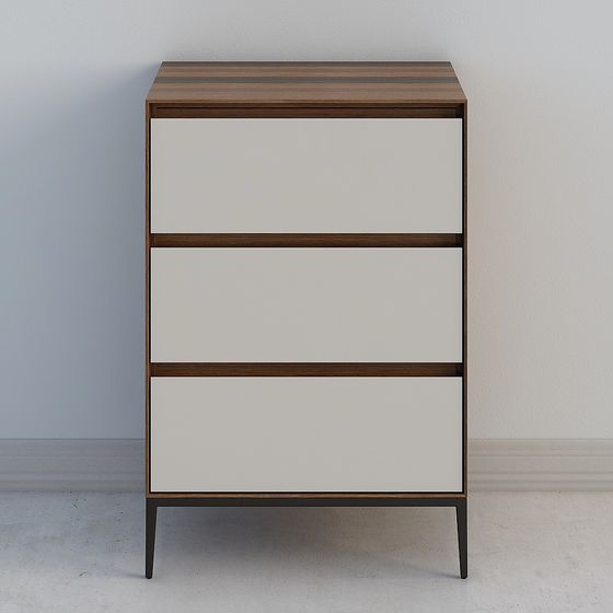 Urban Alleyway Side Cabinet 3D model