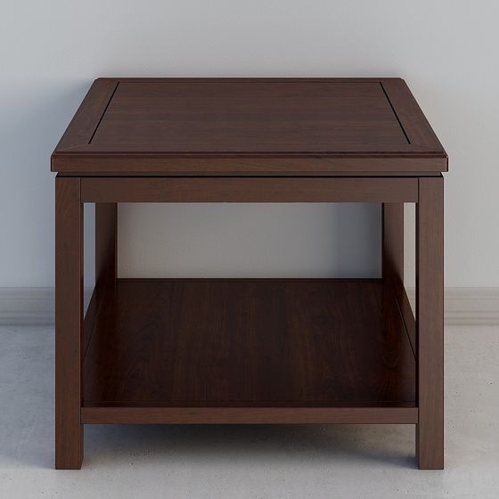 Stylish Minimalist Side Table 3D model