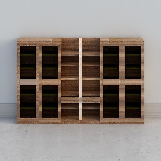 Urban Bookshelf 3D model for Contemporary Interiors