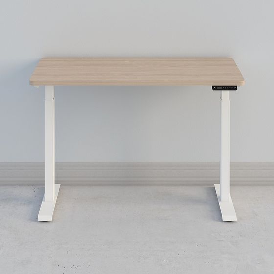 Modern Single Lift Office Table 3D Model for Efficient Workspaces